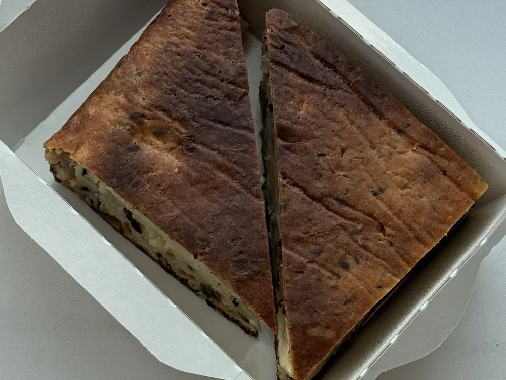 Творожная запеканка с яблоком